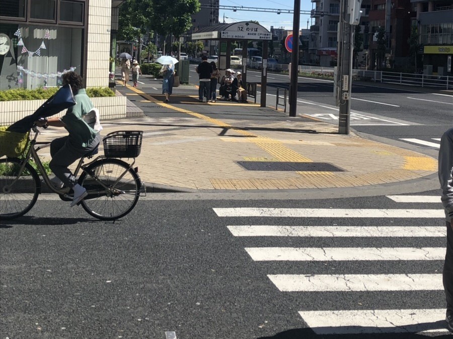 葛西駅の横断歩道